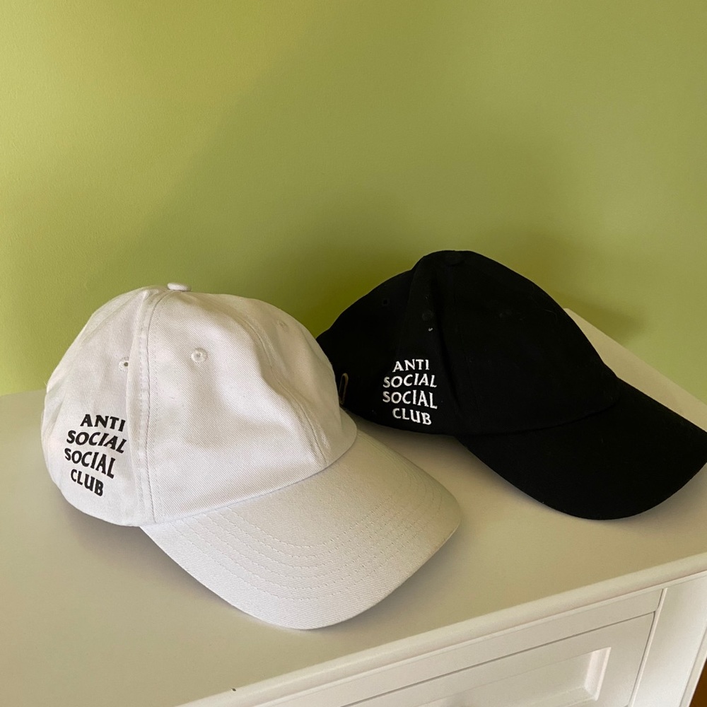 Set of Two Antisocial Social Club Caps